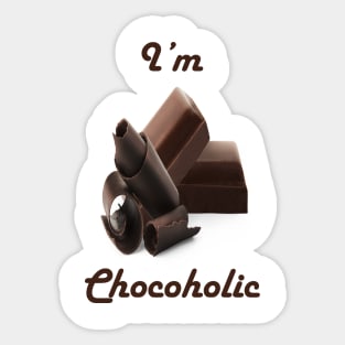 I'm Chocoholic Sticker